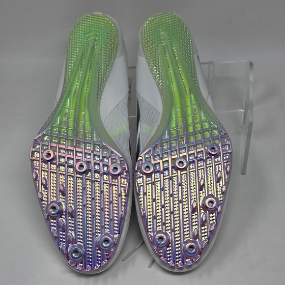 Adidas Adizero Finesse Track And Field White Core Green IE5487 Men’s Sz 14 New - Picture 7 of 14